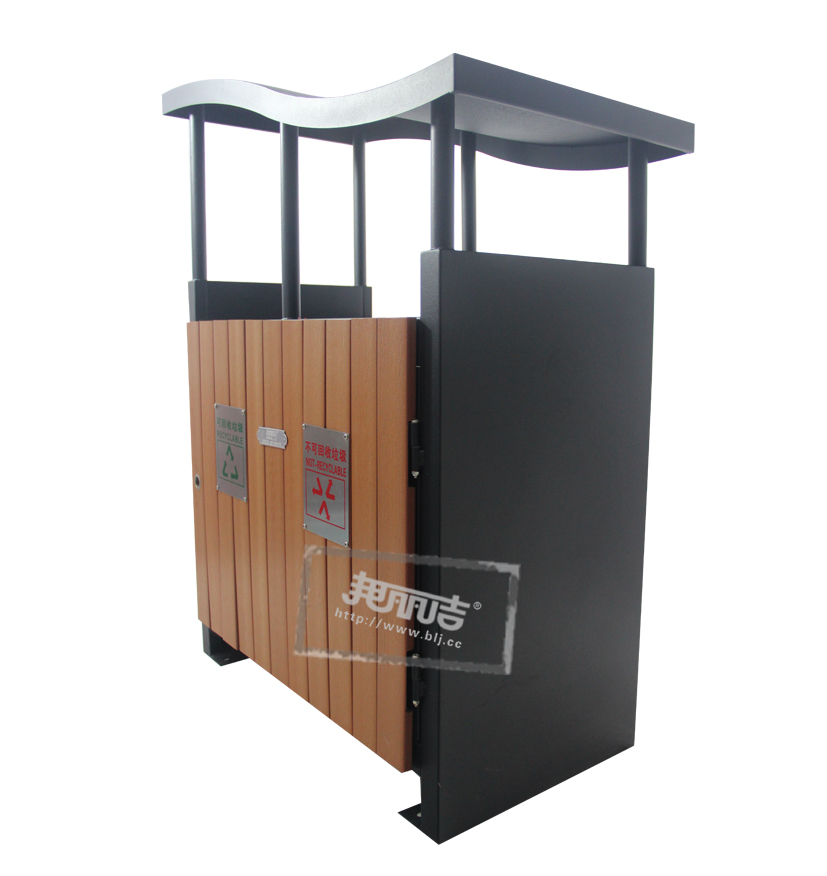 分类环保垃圾桶(塑木)